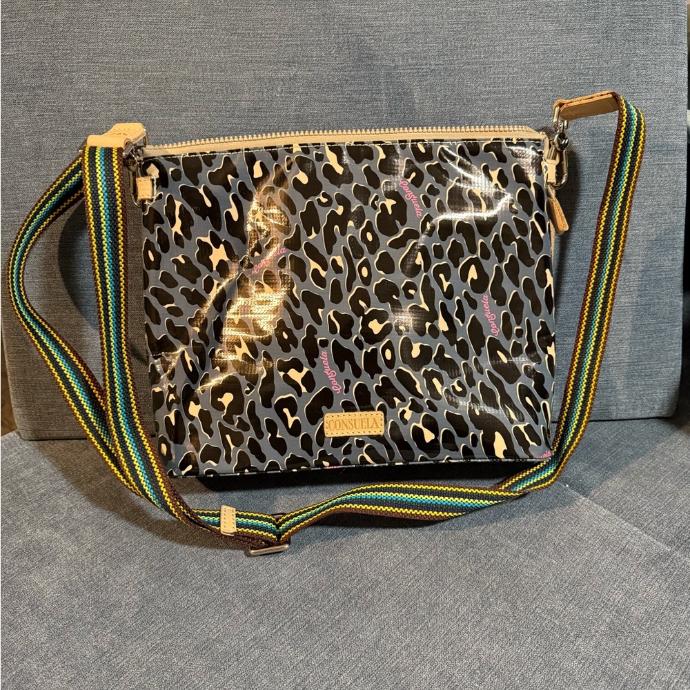 Consuela Leopard Crossbody